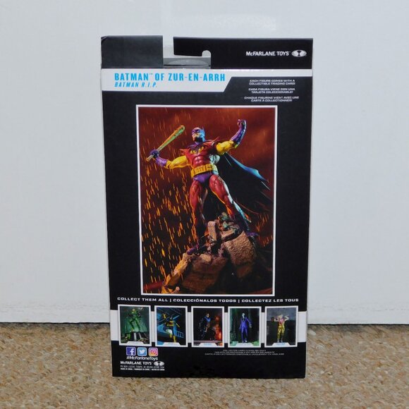 2022 McFarlane DC Multiverse 7" Batman of Zur-En-Arrh Figure MIB New R.I.P. - Picture 2 of 11